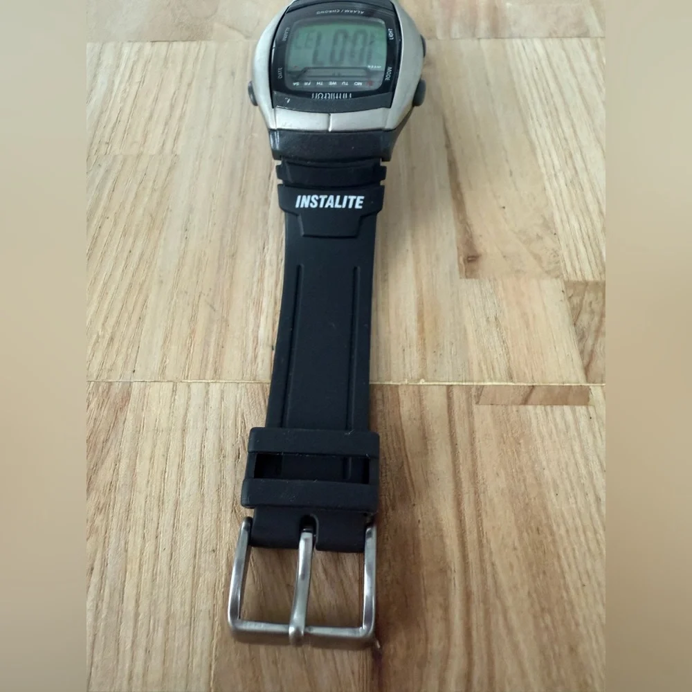 Armitron black digital Chronograph sport watch NEW BATTERY